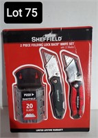 Sheffield folding box cutter w/blades