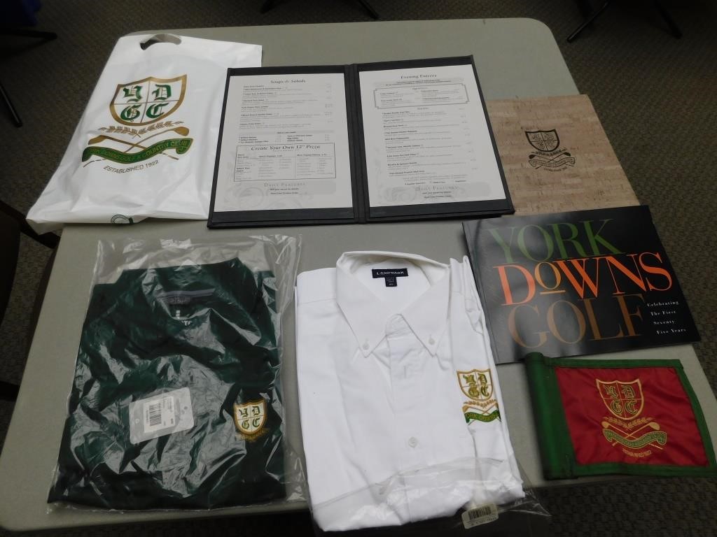 York Downs Golf and Country Club Members Only Memorabilia Au