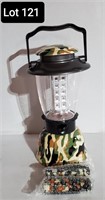 Camo lantern &  flashlight set