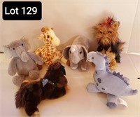 Lot of 6 stuffed animals