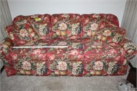 Red Floral Couch