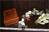 Floral Picture, Bible Keep Safe Box, Etc