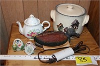 Stoneware Decorative Pot, Tea Pot, Duck Light,