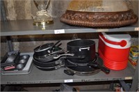 KITCHEN COOKWARE AND COOLER