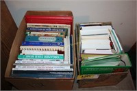 Box of Cook Books & Organizational Books