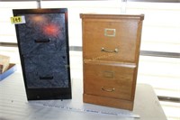 File Cabinets- 1 metal & 1 wood