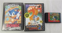Sega Genesis Games Sonic The Hedgehog 1-3
