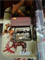 Small Hubley Horse, Toys, etc.