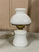 Milk Glass Table Lamp