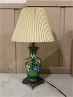 Cloisonne Floral Table Lamp