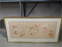 Oriental Print in Frame