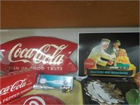 (2) Contemporary Coca Cola Signs