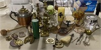 Horse Brasses, Collectibles, Copper Teapot +