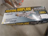 Radio-Controlled Mustang Airplane
