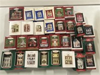 (31) Hallmark Christmas Ornaments.- Buildings