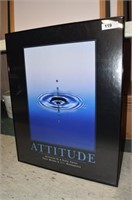 Attitude Motivational Framed Poster