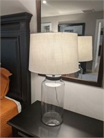GLASS TABLE LAMPS