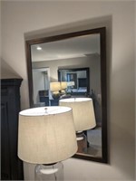 RECTANGULAR MIRRORS W/METAL FRAME