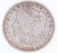 Coin 1894-O Morgan Silver Dollar In XF