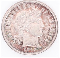 Coin 1912-D United States Barber Dime In Choice BU