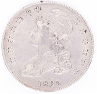 Coin 1835 United States Bust Half Dollar - XF / AU