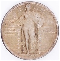 Coin 1920-P Standing Liberty Quarter In Choice