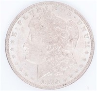 Coin 1878 Rev. 79 Morgan Silver Dollar In GEM BU