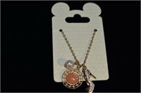 New Disney Cinderella Charm Necklace