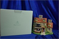 New in Box Party Lite Votive Ceramic House