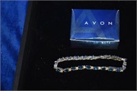 Avon December Birthstone Colored Tennis Bracelet