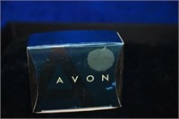 Avon Art Deco Style Black Enamel+ Rhinestone Clip