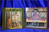 2 Styx Vinyl Record Albums "The Grand Illusion"