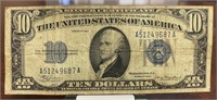 1934 $10 Silver Certificate Blue Seal