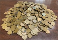 Approx 1160 Wheat Pennies (1909 to 1958)