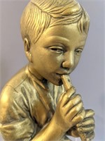 Vintage Esco Chalkware Villanis Statuette