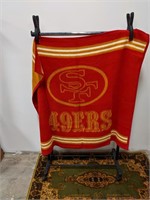 Vintage SF 49ers Blanket