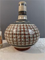 Vintage Pottery Painted Vase