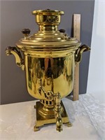 Vintage Brass Russian Tula Samovar