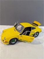 Porsche Model and Glass Car