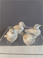 4 Darling Ceramic Birds