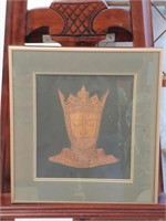 Framed Print of a King