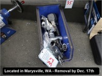 LOT, ASSORTED PNEUMATIC TOOLS IN THIS BIN (NEEDS
