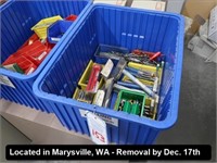 LOT, ASSORTED DRILL BITS IN THIS BIN