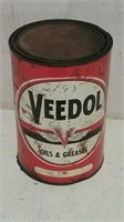 Veedol Oils & Grease Can