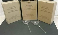 3 Boxes of 2 Each Glass Watering Stakes