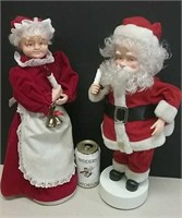 Mr. & Mrs. Claus Battery Operated Figures