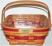 Christmas Collection 1993 Bayberry Basket, Insert