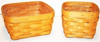 2001,1999 Longaberger Teaspoon Basket