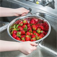 NEW 5 Qt. Stainless Steel Colander with Base