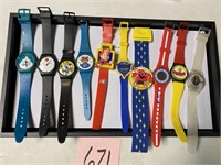 CHARACTER WRIST WATCHES